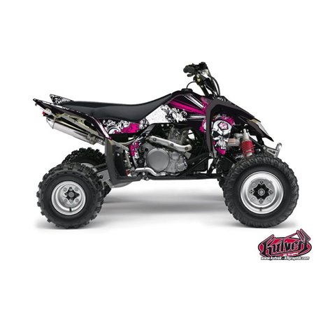 Kit Déco Quad Trash Suzuki 450 LTR Noir Rose (2007-2014)