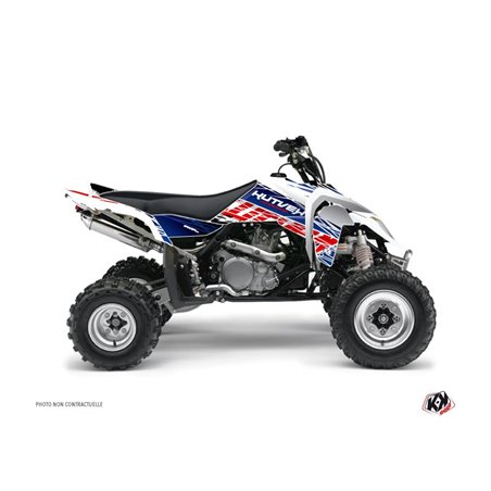 Kit Déco Quad Eraser Suzuki 450 LTR Bleu Rouge (2007-2014)
