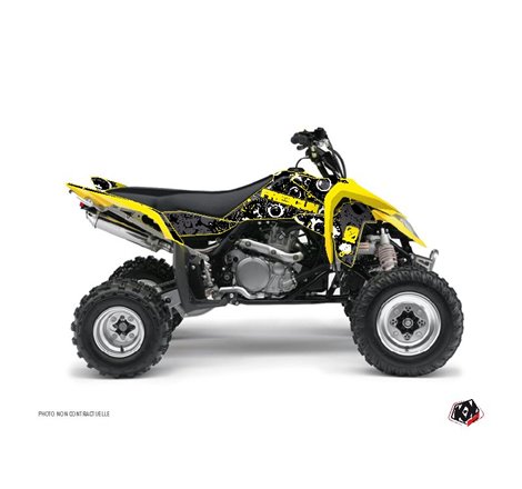 Kit Déco Quad Freegun Eyed Suzuki 450 LTR Jaune (2007-2014)