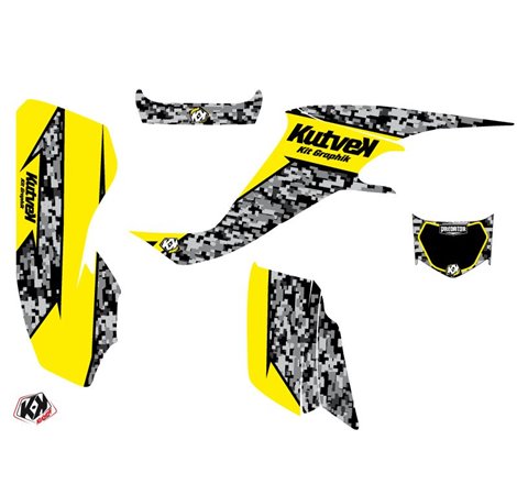 Kit Déco Quad Predator Suzuki 400 LTZ Jaune (2003-2008)