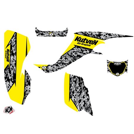 Kit Déco Quad Predator Suzuki 400 LTZ Jaune (2003-2008)
