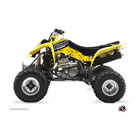 Kit Déco Quad Predator Suzuki 400 LTZ Noir Jaune (2003-2008)