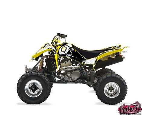 Kit Déco Quad Trash Suzuki 400 LTZ Noir Jaune (2003-2008)