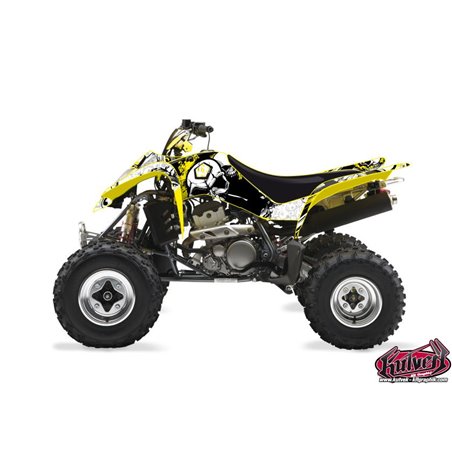 Kit Déco Quad Trash Suzuki 400 LTZ Noir Jaune (2003-2008)