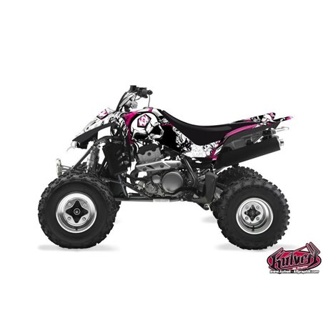 Kit Déco Quad Trash Suzuki 400 LTZ Noir Rose (2003-2008)