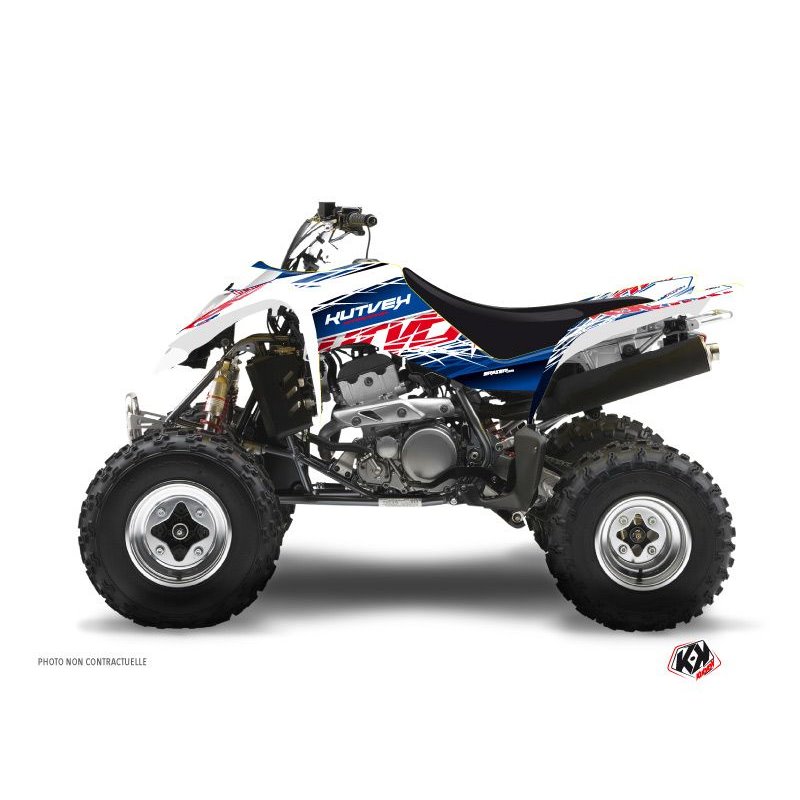 Kit Déco Quad Eraser Suzuki 400 LTZ Bleu Rouge (2003-2008)