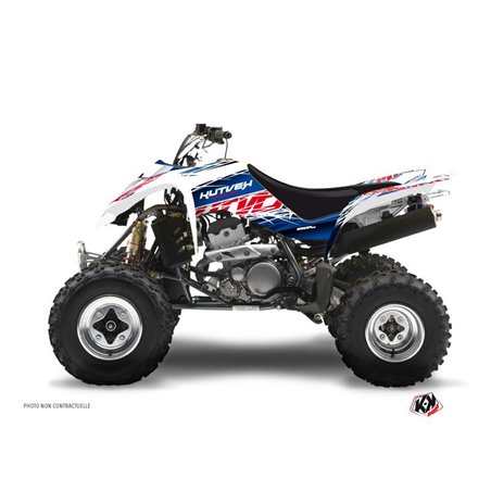 Kit Déco Quad Eraser Suzuki 400 LTZ Bleu Rouge (2003-2008)