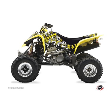 Kit Déco Quad Freegun Eyed Suzuki 400 LTZ Jaune (2003-2008)