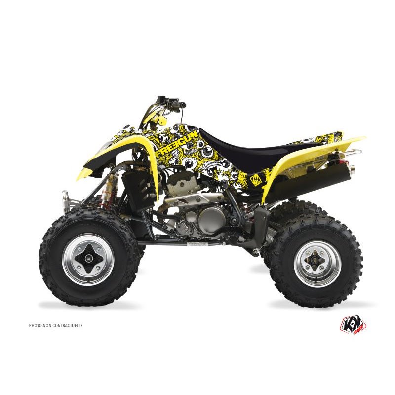 Kit Déco Quad Freegun Eyed Suzuki 400 LTZ Jaune (2003-2008)