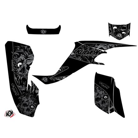 Kit Déco Quad Zombies Dark Suzuki 400 LTZ Noir (2003-2008)