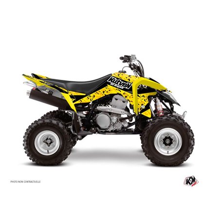 Kit Déco Quad Predator Suzuki 400 LTZ IE Noir Jaune (2009-2011)