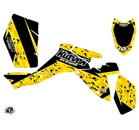 Kit Déco Quad Predator Suzuki 400 LTZ IE Noir Jaune (2009-2011)