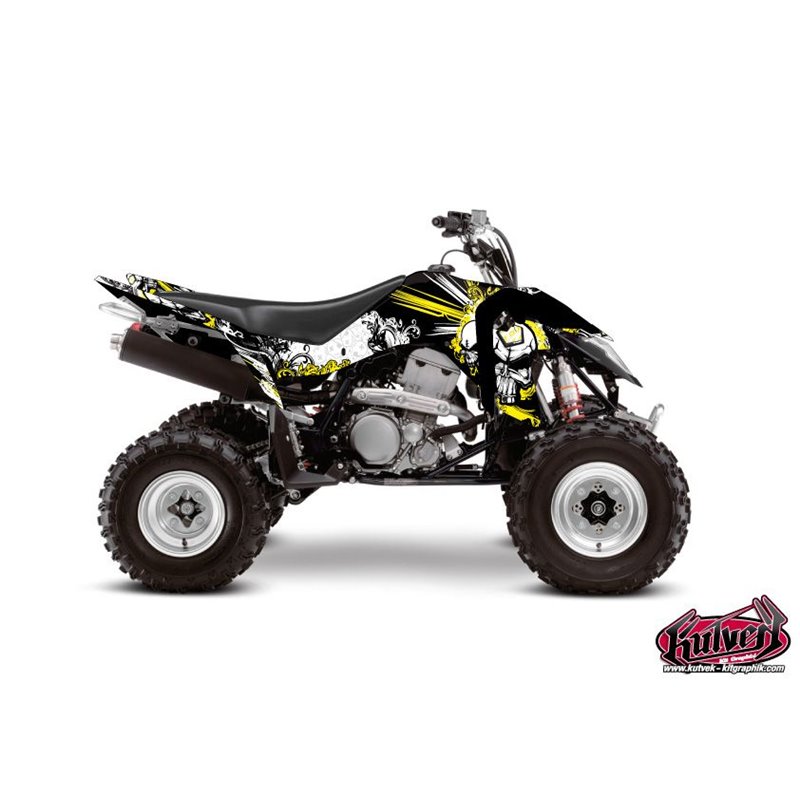 Kit Déco Quad Trash Suzuki 400 LTZ IE Noir Jaune (2009-2011)