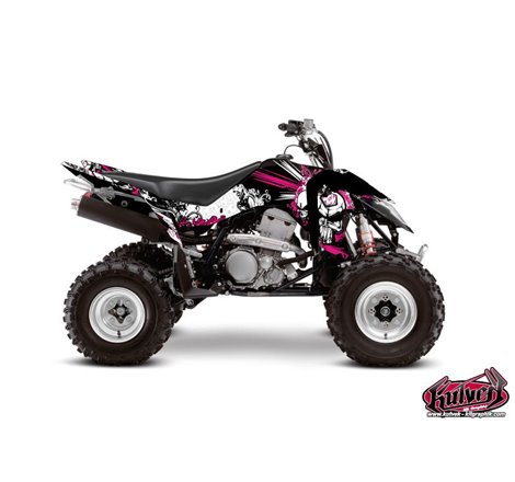 Kit Déco Quad Trash Suzuki 400 LTZ IE Noir Rose (2009-2011)