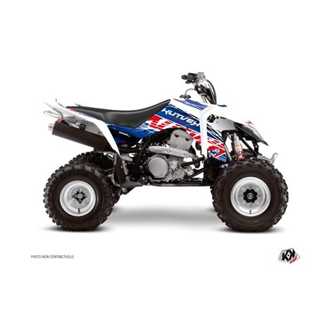 Kit Déco Quad Eraser Suzuki 400 LTZ IE Bleu Rouge (2009-2011)