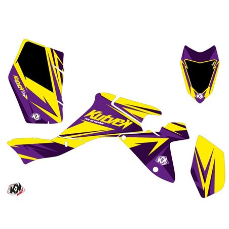 Kit Déco Quad Stage Suzuki 400 LTZ IE Jaune Violet (2009-2011)