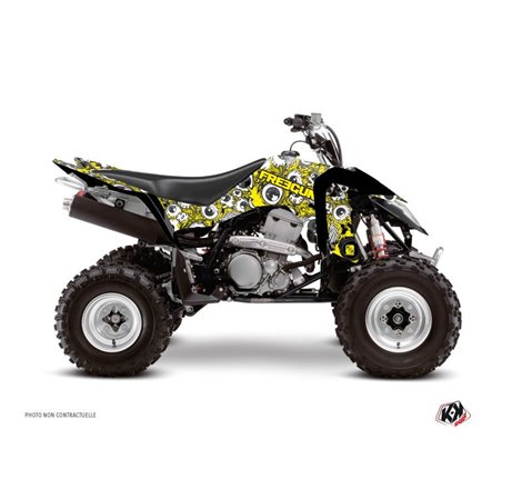 Kit Déco Quad Freegun Eyed Suzuki 400 LTZ IE Jaune (2009-2011)