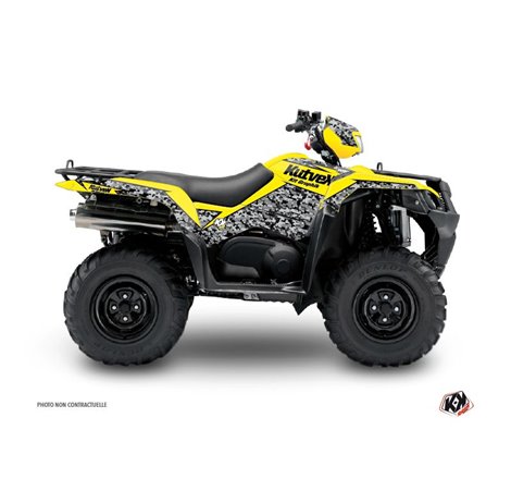 Kit Déco Quad Predator Suzuki King Quad 400 Jaune (2008-2017)