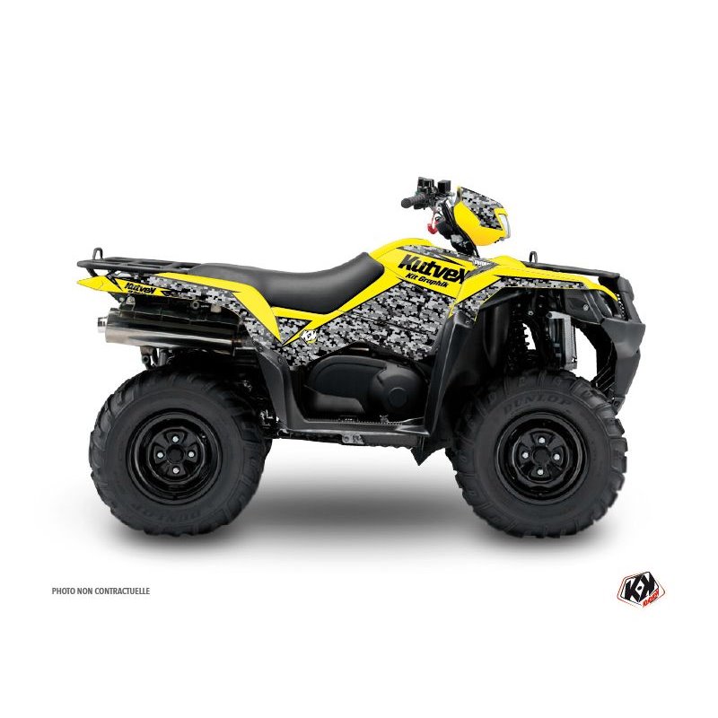 Kit Déco Quad Predator Suzuki King Quad 500 Jaune (2008-2018)