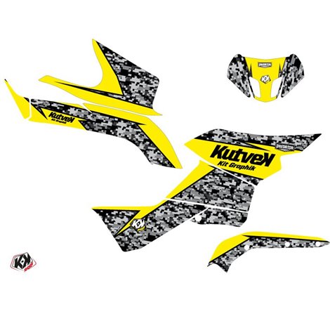 Kit Déco Quad Predator Suzuki King Quad 500 Jaune (2008-2018)