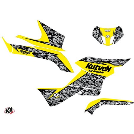 Kit Déco Quad Predator Suzuki King Quad 500 Jaune (2008-2018)