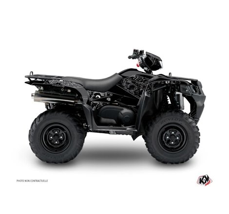 Kit Déco Quad Zombies Dark Suzuki King Quad 500 Noir (2008-2018)