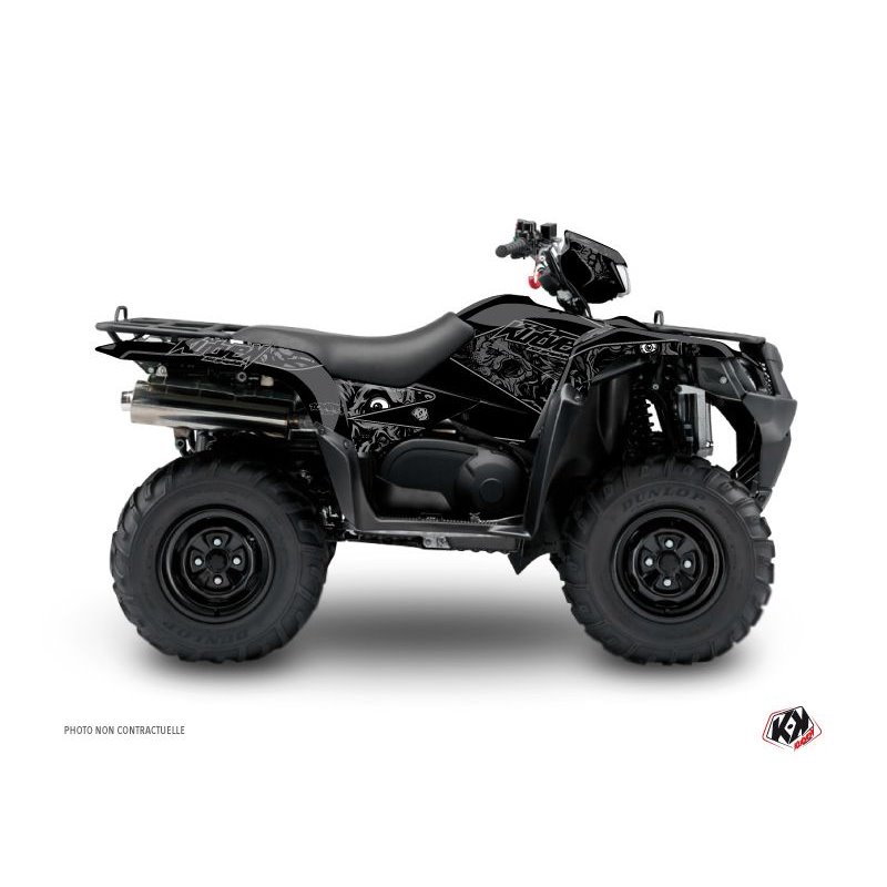 Kit Déco Quad Zombies Dark Suzuki King Quad 500 Noir (2008-2018)