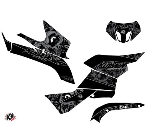 Kit Déco Quad Zombies Dark Suzuki King Quad 500 Noir (2008-2018)