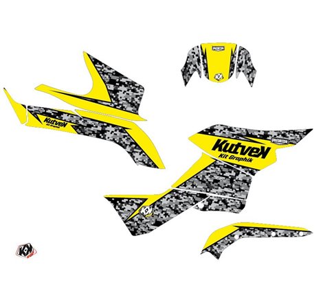 Kit Déco Quad Predator Suzuki King Quad 750 Jaune (2007-2018)