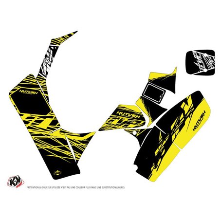 Kit Déco Quad Eraser Fluo Suzuki 50 LT Jaune (1994-2003)