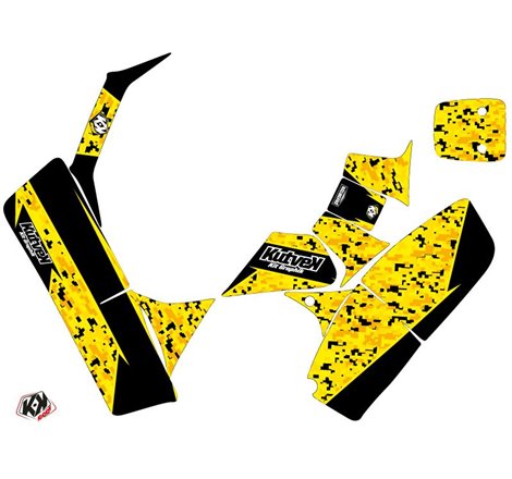Kit Déco Quad Predator Suzuki 50 LT Noir Jaune (1994-2003)