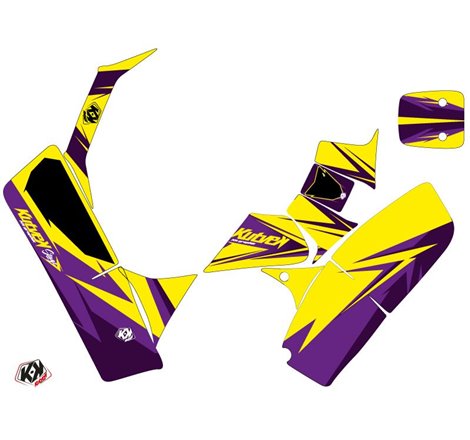 Kit Déco Quad Stage Suzuki 50 LT Jaune Violet (1994-2003)