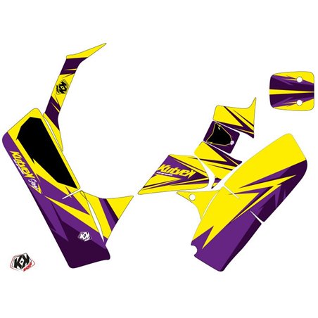 Kit Déco Quad Stage Suzuki 50 LT Jaune Violet (1994-2003)