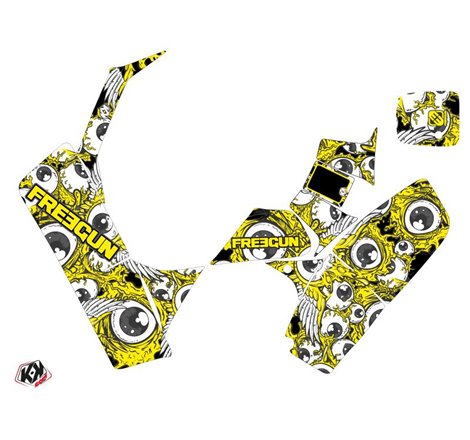 Kit Déco Quad Freegun Eyed Suzuki 50 LT Jaune (1994-2003)