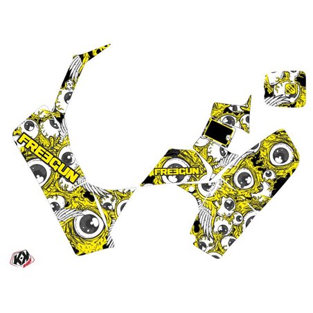 Kit Déco Quad Freegun Eyed Suzuki 50 LT Jaune (1994-2003)