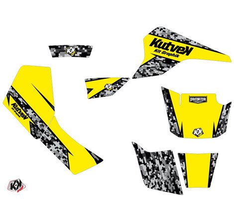 Kit Déco Quad Predator Suzuki 80 LT Jaune (1987-2003)