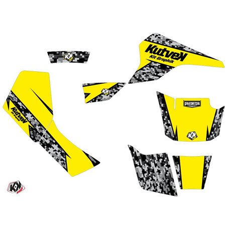 Kit Déco Quad Predator Suzuki 80 LT Jaune (1987-2003)