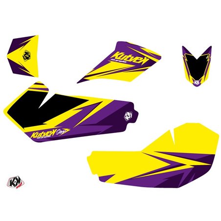 Kit Déco Quad Stage Suzuki 90 LTZ Jaune Violet (2007-2013)
