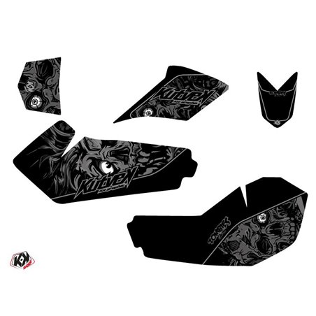 Kit Déco Quad Zombies Dark Suzuki 90 LTZ Noir (2007-2013)