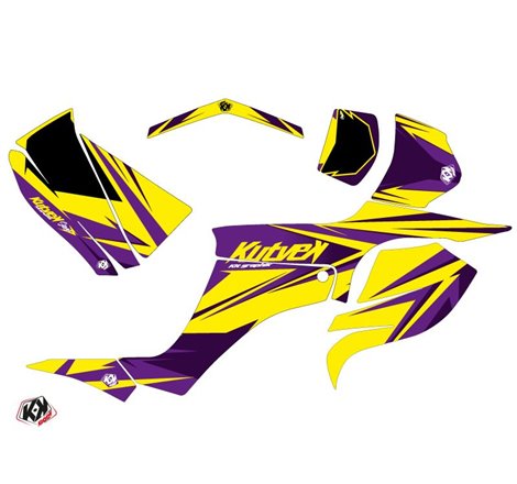 Kit Déco Quad Stage Suzuki 250 LTZ Jaune Violet (2004-2011)