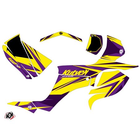 Kit Déco Quad Stage Suzuki 250 LTZ Jaune Violet (2004-2011)