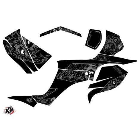 Kit Déco Quad Zombies Dark Suzuki 250 LTZ Noir (2004-2011)