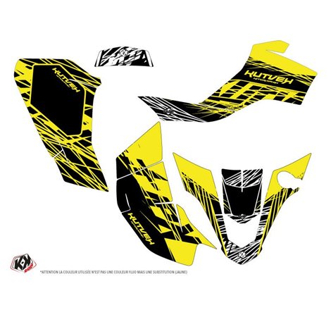 Kit Déco Quad Eraser Fluo Suzuki Z 50 Jaune (2006-2018)