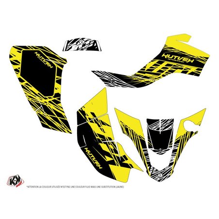 Kit Déco Quad Eraser Fluo Suzuki Z 50 Jaune (2006-2018)