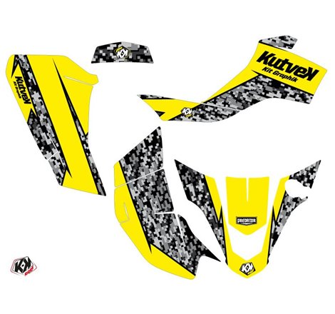 Kit Déco Quad Predator Suzuki Z 50 Jaune (2006-2018)