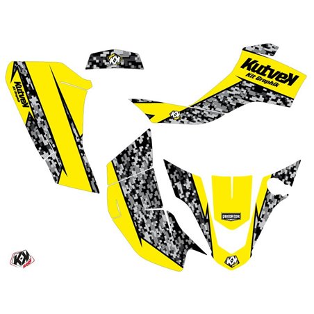 Kit Déco Quad Predator Suzuki Z 50 Jaune (2006-2018)