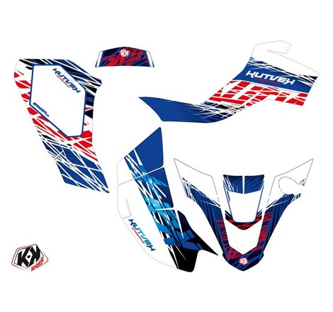 Kit Déco Quad Eraser Suzuki Z 50 Bleu Rouge (2006-2018)
