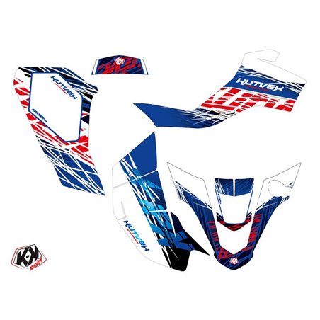 Kit Déco Quad Eraser Suzuki Z 50 Bleu Rouge (2006-2018)