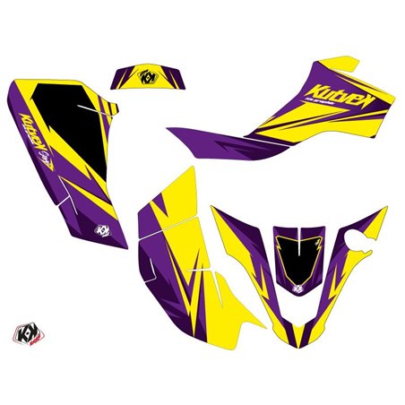 Kit Déco Quad Stage Suzuki Z 50 Jaune Violet (2006-2018)