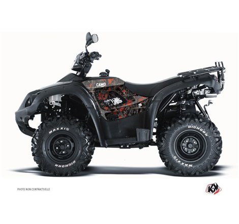 Kit Déco Quad Camo TGB Blade 1000 V-TWIN Noir Rouge (2015-2018)